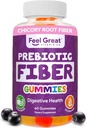 Gummies de fibra prebiótica por sentir grande vitamina Co (60 chicletes) Ajuda a melhorar a saúde digestiva, restaurar a Flora Gut Natural, e apoiar a saúde geral e imunidade*