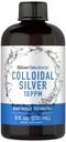 Carlyle Colloidal Silver □ 10 PPM □ 8 oz (236 ml) Soluções de Tecnologia de Prata de Nano