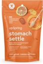 UpSpring Stomach resolver gotas para alívio de náuseas ocasionais e doença matinal com Ginger, limão, Spearmint, e B6. Individualmente embrulhado gotas, 55 Ct (embalando maio Vary)