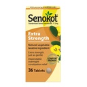 Senokot extra força vegetal natural laxante para gentil alívio ocasional durante a noite constipação, 36 contagem