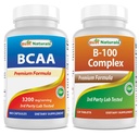 Melhores naturais BCAA 3200mg & Complexo B-100