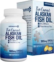 Nutrasumma High Purified Omega 3 Suplemento Wild Alaskan Fish Oil Burpless & No Fishy Taste, 650mg EPA & 270mg DHA de 1250mg Fish Oil softgels, Gluten Free, Coração, Cérebro & Imune Support, 60 Servings