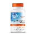 Melhor CoQ10 de Alta Absorção do Doutor, Suporte de Coração e Energia, USP Verificado, CoQ10 naturalmente fermentado, Sem Glúten não-GMO, Sem Soja, Vegetariano 90 Vegetary Softgels