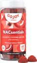 GOJOY NACsentials 7-em-1 NAC Gummies 600mg – Suporta Glutationa, Fígado & Bem-Estar antioxidante – N-Acetil Cysteine com vitamina C, ALA, Quercetina e Astaxantina – Vegan, Açúcar-livre