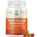 Potente pastilhas multivitaminosas diárias para adultos - Bem-estar Mistura de Vitamina D A C E B12 Zinco e Biotina - Vitamina Gummy adulto para energia e saúde imunitária - Sem Glúten e Halal - 180 chicletes