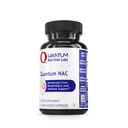 Laboratórios de Nutrição Quântica NAC - N-Acetil-L-Cisteína, Suporte Fígado e Imune, Suplemento NAC, N-Acetil Cysteine, 300mg NAC Por Cápsula - 60 Cápsulas Vegetarianas