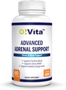 Suporte Adrenal Avançado com Ashwagandha, Panax Ginseng, Suporta fornecimento de 2 meses de saúde da Gland Adrenal (60 cápsulas não-GMO)