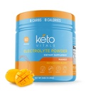 Keto Vitals Eletrólitos Pó Keto-Friendly Eletrólitos com Potássio, Magnésio, Sódio, Cálcio Keto Eletrólitos Suplemento Energia Mistura de bebida Sem Açúcar, Zero calorias, Zero carboidratos