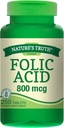 A Verdade da Natureza Ácido Fólico 800 Mcg 250 Tabs, 250 Contagem (Pacote de 3)