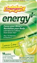 Emergen-C Energy+, com vitaminas B, vitamina C e cafeína natural de chá verde (18 Conde, Blueberry Acai Flavor) Dietary Supplement Drink Mix, 0,33 Ounce Powder Packets