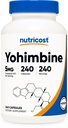 Nutricost Yohimbine HCl 5mg, 240 Cápsulas Concentração extra - Sem glúten, Não-GMO