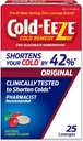 Frio-EEZE Natural Cereja Zinco Lozenges, Homeopático Cold Remedy, Reduz a Duração do Frio Comum, Garganta Dolorida, Tosse, Congestão e Gota Pós Nasal, 25 Contagem