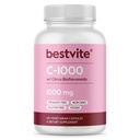 BESTVITE Vitamina C 1000mg (120 Cápsulas vegetarianas) com Citrus Bioflavinóides - Sem estearatos - Vegan - Não OGM - Gluten Free
