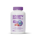SmartyPants Chicletes Multivitamin Gummies: Ómega 3 Óleo de peixe (EPA/DHA), Vitamina D3, C, Vitamina B12, B6, A, K & Zinc, Biotina, Beta caroteno, Gluten Free, Três sabores de frutas, 180 contagem (60 fornecimento dia)