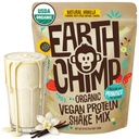 TerraChimp Organic Vegan Protein Powder - com Probióticos - Não OGM, Leite Livre, Não Whey, Planta Based Protein Powder for Women and Men, Gluten Free - 52 Servings 64 Oz (Vanilla)