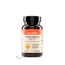 NatureWise Vitamina E 400 UI Softgels (180mg DL-Alpha) - Dairy, Gluten, and Soy Free, suplemento dietético antioxidante não-GMO para a pele, coração, olho e Imune Health Support - 2 meses de fornecimento, 60 contagem
