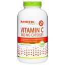 NutriBiotic - Cápsulas de vitamina C 1000 Mg, contagem de 500 Imunes Essenciais, Antioxidantes e Colágenos Suplemento de suporte