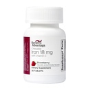 Vantagem Bariátrica Ferro 18 mg com Vitamina C Mastigável - Morango - 30 Comprimidos