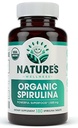 USDA Organic Spirulina Tablets - Não-GMO Green Superfood Supplement: 3000mg of Fresh Blue Green Algae, Vegan, Gluten Free, Sustainable Grown, Pesticidas Grátis e Não Irradiado, 500mg por Tablet, 180'