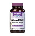 Bluebonnet Nutrition Multi One (Com ferro) Cápsulas vegetais, Suplemento completo de vitamina múltipla espectro, vitaminas B, sem glúten e leite, kosher, fornecimento de 4 meses, 120 contagem