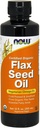 Óleo de Sementes de Linho 12 Oz ( Certified Organic Non GE ) - NOW Foods