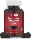 Maxi Saúde Gummies natural laxante para adultos e crianças – Não-GMO e Vegan Senna Stool amaciador Gummies – Berry Flavor laxantes mastigáveis para apoio à constipação (60 Contagem)