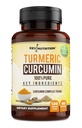 Complexo de Curcumina Turmérica com Piperine, 100% Pure - 120 Cápsulas