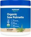 Nutricost Serra Orgânica Palmetto Pó 8 onças - USDA Serra Orgânica Palmetto, Gluten Free
