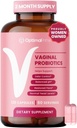 Optimal Prime Vaginal Probióticos para Mulheres com Prebióticos, Extrato de cranberry, e Lactobacillus Probiótico Mistura, Suporta Flora Vaginal Saudável, Controle de Odor, pH equilíbrio, 2 Mês de Fornecimento, 120 Cápsulas