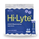 Hi-Lyte K1000 Electrolytes Sticks Keto sem sabor e desempenho, 30 Servings