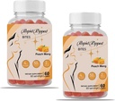 Gummies bronzeamento para a saúde da pele e brilho - 60 chicletes,Suplemento diário bronzeamento Super Natural com Beta-Caroteno, Licopeno e Astaxantina, Vegan, Não-GMO (2)
