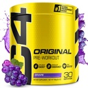 Cellucor C4 Original pré-treino em pó Uva Açúcar Free Pré-treino Energia para homens e mulheres 150mg Cafeína + Beta Alanine + Creatina - 30 Servings (Packaging May Vary)