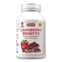 Benefícios ANDREW LESSMAN Cranberry - 180 Cápsulas - Suporta Bexiga, Rim e Saúde do Trato Urinário. Extratos padronizados de alta potência de frutas de cranberry, pequenas cápsulas fáceis de engolir