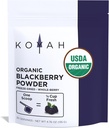 KOYAH - Orgânico BlackBerry Pó: 30 Servings (1 Scoop = 1/4 Copa Fresco): Freeze-Seco, Pó de cerveja inteira, cru