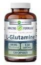 Fórmulas surpreendentes L-Glutamina Amino Acid Supplement (Suplemento Aminoácido) 500 Mg Cápsulas (Não-GMO)