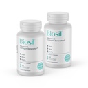 Biosil Collagen Booster Supplement - 60 Cápsulas Líquidas, Pacote de 2 - Ativador ch-OSA patenteado para pele, cabelo, unhas e articulações - Suporta Produção Natural - Fornecimento de 60 dias