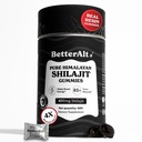 Melhor Alt Puro Himalayan Shilajit Gummies com 100% Shilajit Alta potência Ouro Grau 60 Gummies para energia Boost & Immune Suporte, 75%+ Ácido Fulvico amigável - Tamarind Flavor