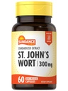 Sundance St. John's Wort Cápsulas . 300mg . 60 contagem . Não-GMO e Gluten Free Standardized Extract