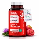 Uma dose de Recuperação, Detox de Liver , Made in USA , USDA , Hydration Support for Better Morning Recovery Asian Flush , Dihydromyricetin DHM, Quercetin, Vitamina B, Milk Thistle, Prickly Pear, , (45 comprimidos)