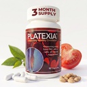 Platexia com 3.000 FU Nattokinase NSP-2-90 Cápsulas Vegan - Pode Apoiar a Circulação de Sangue - Não-GMO & Kosher - 1 cápsula / dia, suprimentos de 3 meses