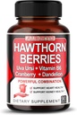 7 em 1 Ultra Hawthorn Berry com Uva Ursi Dandelion Cranberry Apple Cider Vinagre - Coração, Kinney apoio à saúde