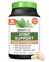 Zenwise Health Joint Support Supplement with Glucosamine Chondroitin HSH, Curcumin & Sulfate - Joint Health for Women & Men - Mobility & Flexibility Support for Knee, Cartilage & Bone - 90 Count