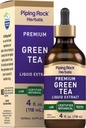 Piping Rock Green Tea Extrair Líquido 4 Fl Oz Premium Suplemento de Ervas