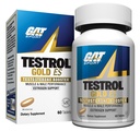 GAT SPORT Testrol Gold ES, Tribulus, DIM, Zinc, Longjack, Fenugreek, Saw Palmetto, Estrogen Balance, 60 comprimidos