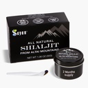 Sayan Puro Autêntico Altai Shilajit Resina - 15 Grams, 2 Mês de Abastecimento - Suplemento de ácido fúlvico orgânico de alta eficácia para mulheres e homens para apoiar o sistema imunológico, energia, & Detox - Vegan, Não-GMO