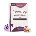 FloraCap Probióticos Vaginais para Mulheres - 30 Cápsulas Orais - Médico Heale Probióticos Formulados para Saúde Feminina, pH, Trato urinário & Flora Vaginal Saudável - Reduzir Odor, Coceira, & Desconforto