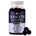 Quercetin Gummies com Elderberry, Zinco & Vitamina C – Suplemento de suporte imunológico – Antioxidante & Bem-Estar Sazonal – Vegan, Não-GMO, Natural sabor Berry – 60 Gummies