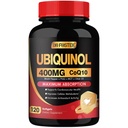 DRFOSTER Coq10 400mg Softgels Ubiquinol com PQQ & Vitamina E, Azeite, Coração, Cérebro & Apoio Energético - 120 dias de fornecimento