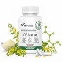 Nova Zelândia - Palmitoiletanolamida 600mg + Luteolina - Suplementos de Ervilha Micronizada - 120 Cápsulas Vegan