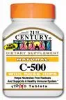 Século 21 C 500 Mg com Rose Hips Comprimidos, 110 Contagem (Pacote de 2)